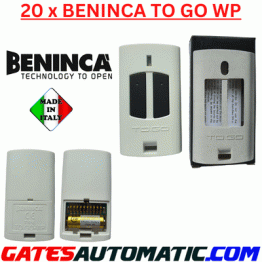 20 x BENINCA TO GO WP